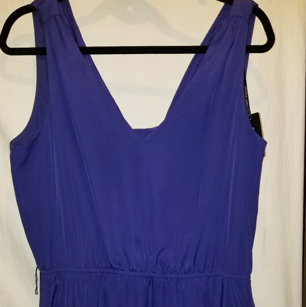 Guess purple sleeveless dress